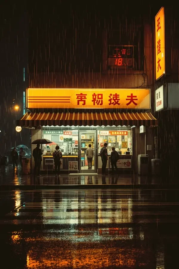 雨夜便利店 - 艳母在线 雨夜便利店 封面 - 艳母在线高清影视